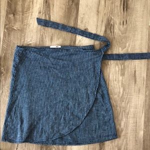 Amuse Society Tie Wrap Skirt